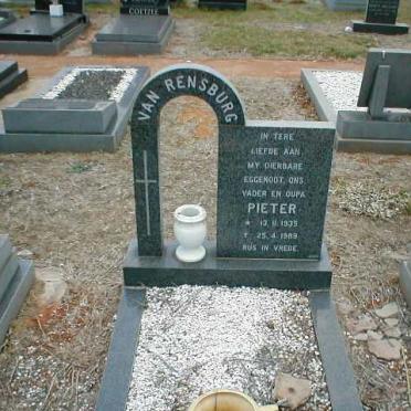 RENSBURG Pieter, van 1935-1989