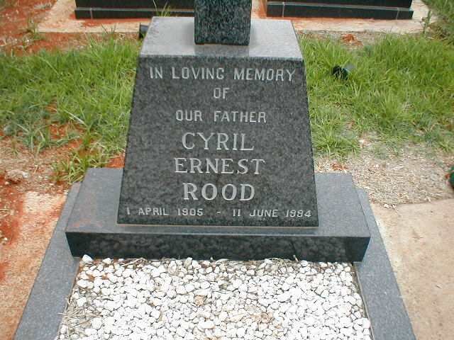 ROOD Cyril Ernst 1905-1994