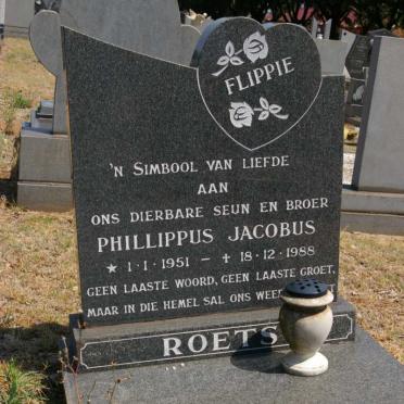 ROETS Phillippus Jacobus 1951-1988
