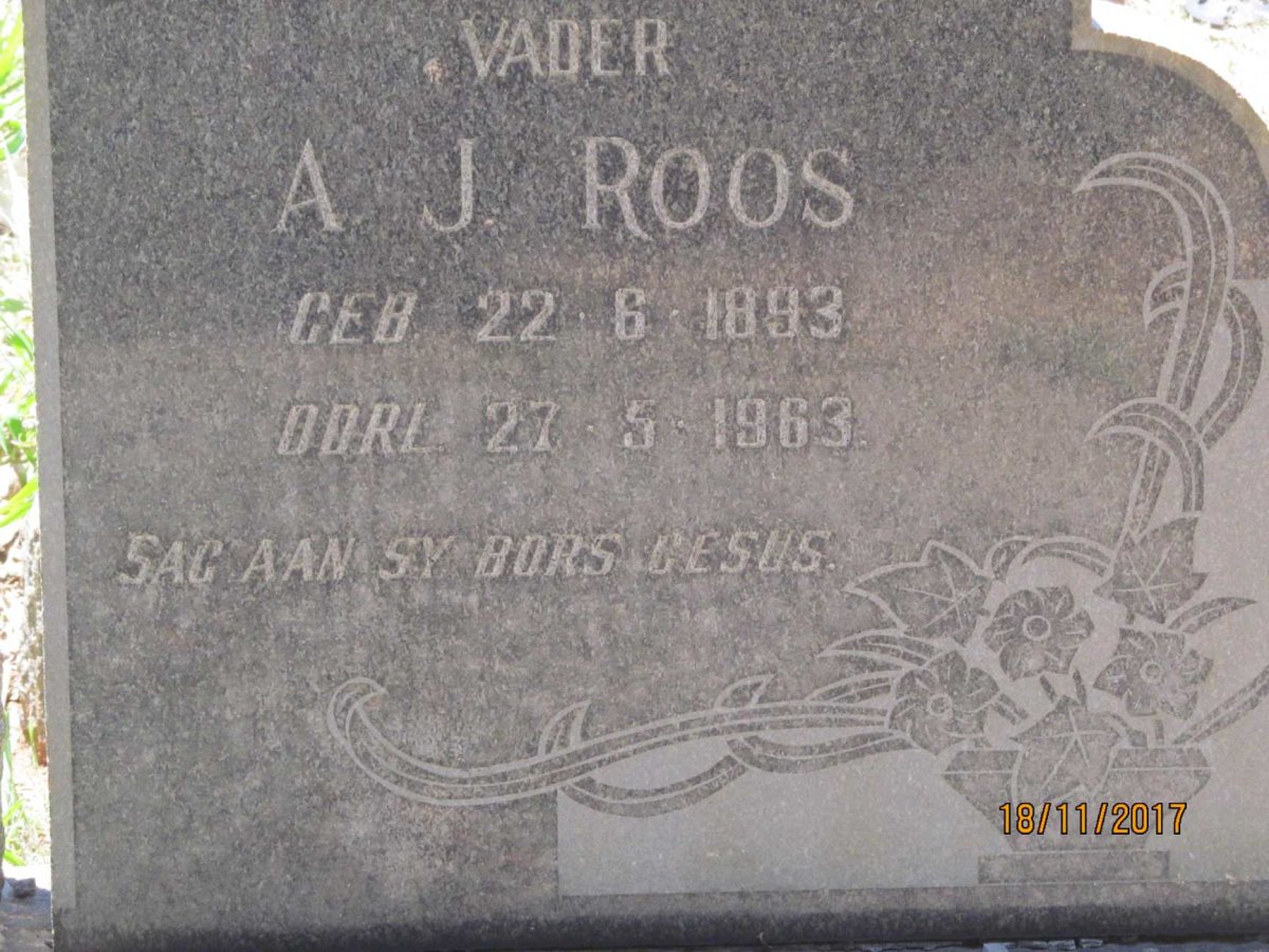 ROOS A.J. 1893-1963