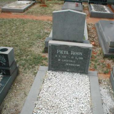 ROOS Pieta 1910-1981