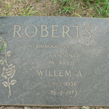 ROBERTS Willem A. 1936-1973