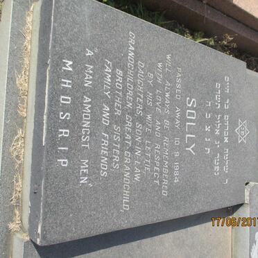 ROSENBERG Solly -1984 &amp; Lettie -1986