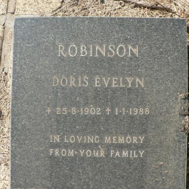 ROBINSON Llewellyn Redvers 1899-1982 &amp; Doris Evelyn 1902-1988 :: ROBINSON Trevor Howard -1957
