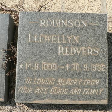 ROBINSON Llewellyn Redvers 1899-1982 &amp; Doris Evelyn 1902-1988 :: ROBINSON Trevor Howard -1957