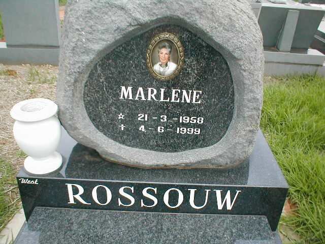 ROSSOUW Marlene 1958-1999