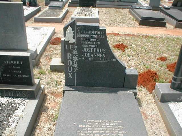 ROUX Josephus Johannes, le 1931-19?1