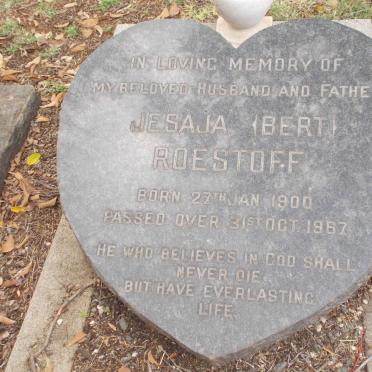 ROESTOFF Jesaja 1900-1967