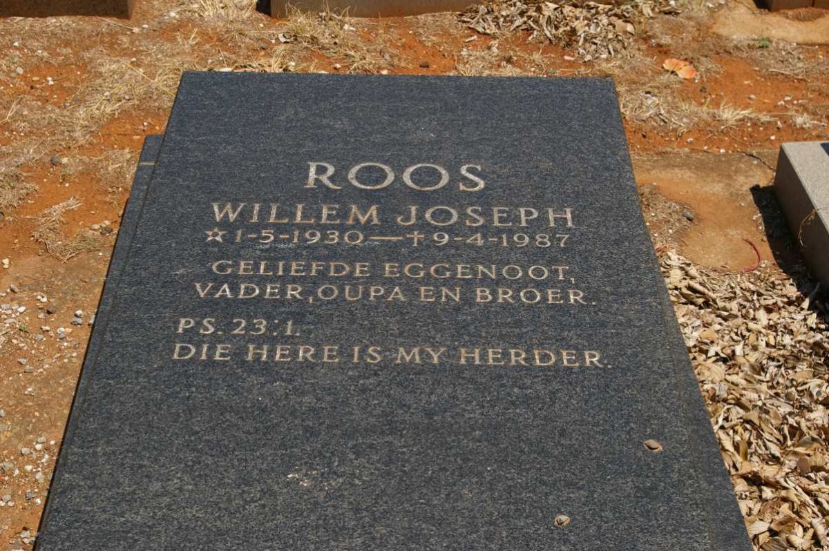 ROOS Willem Joseph 1930-1987