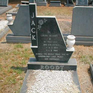 ROODT Jack 1928-1985