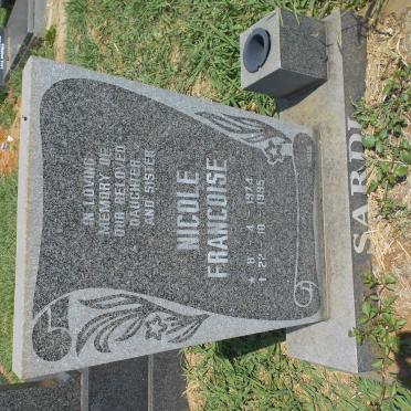 SARDI Nicole Francoise 1974-1995