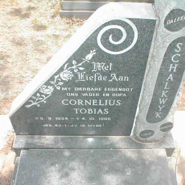 SCHALKWYK Cornelius Tobias 1934-1986