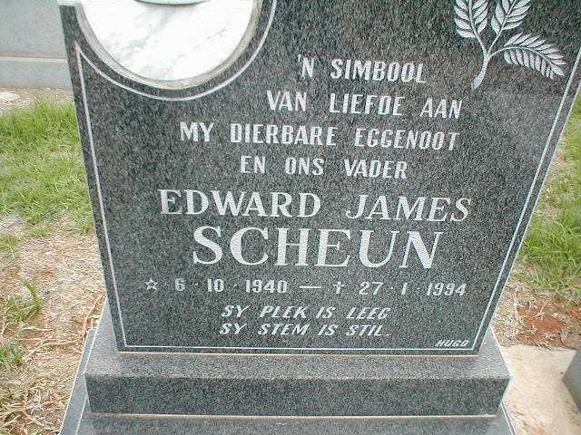 SCHEUN Edward James 1940-1994