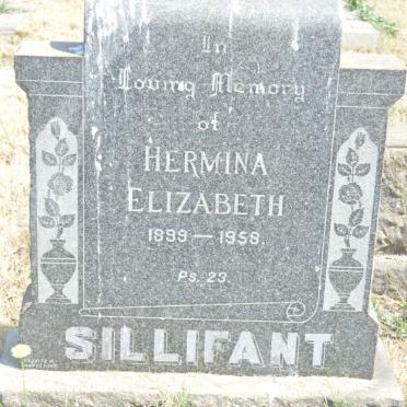 SILLIFANT Hermina Elizabeth 1899-1958