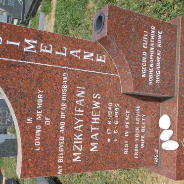 SIMELANE Mzikayifani Mathews 1940-1995