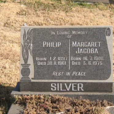 SILVER Philip 1897-1961 &amp; Margaret Jacoba 1900-1975