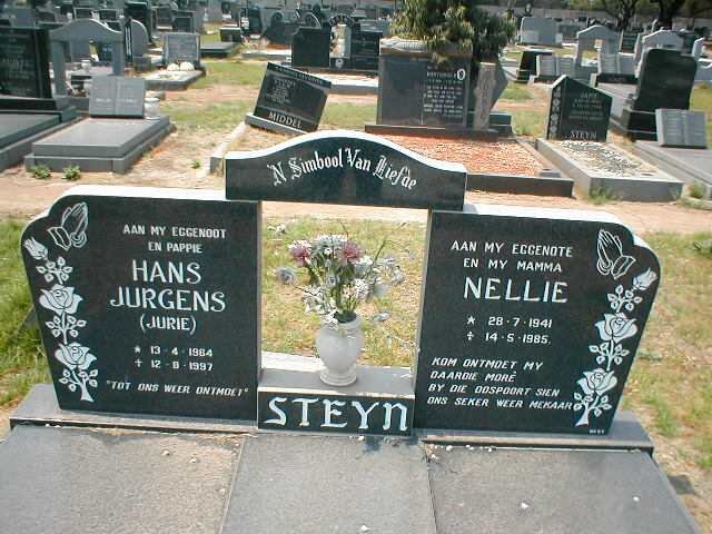 STEYN Nellie 1941-1985 :: STEYN Hans Jurgens 1964-1997