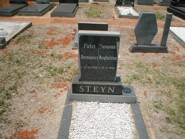 STEYN Pieter Hermanus -1988 &amp; Susanna Magdalena -1993
