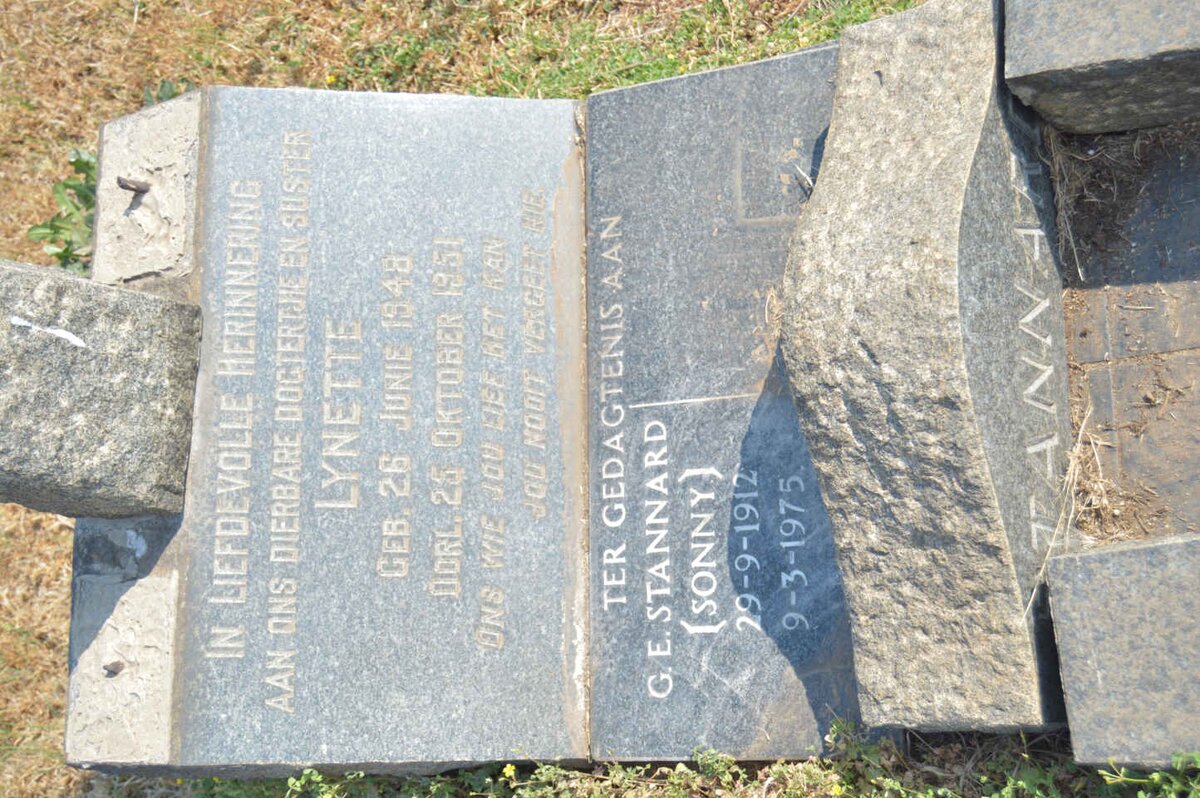 STANNARD G.E. 1912-1975 :: STANNARD Lynette 1948-1951