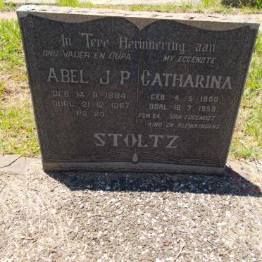 STOLTZ Abel J.P. 1894-1967 &amp; Catharina 1900-1959