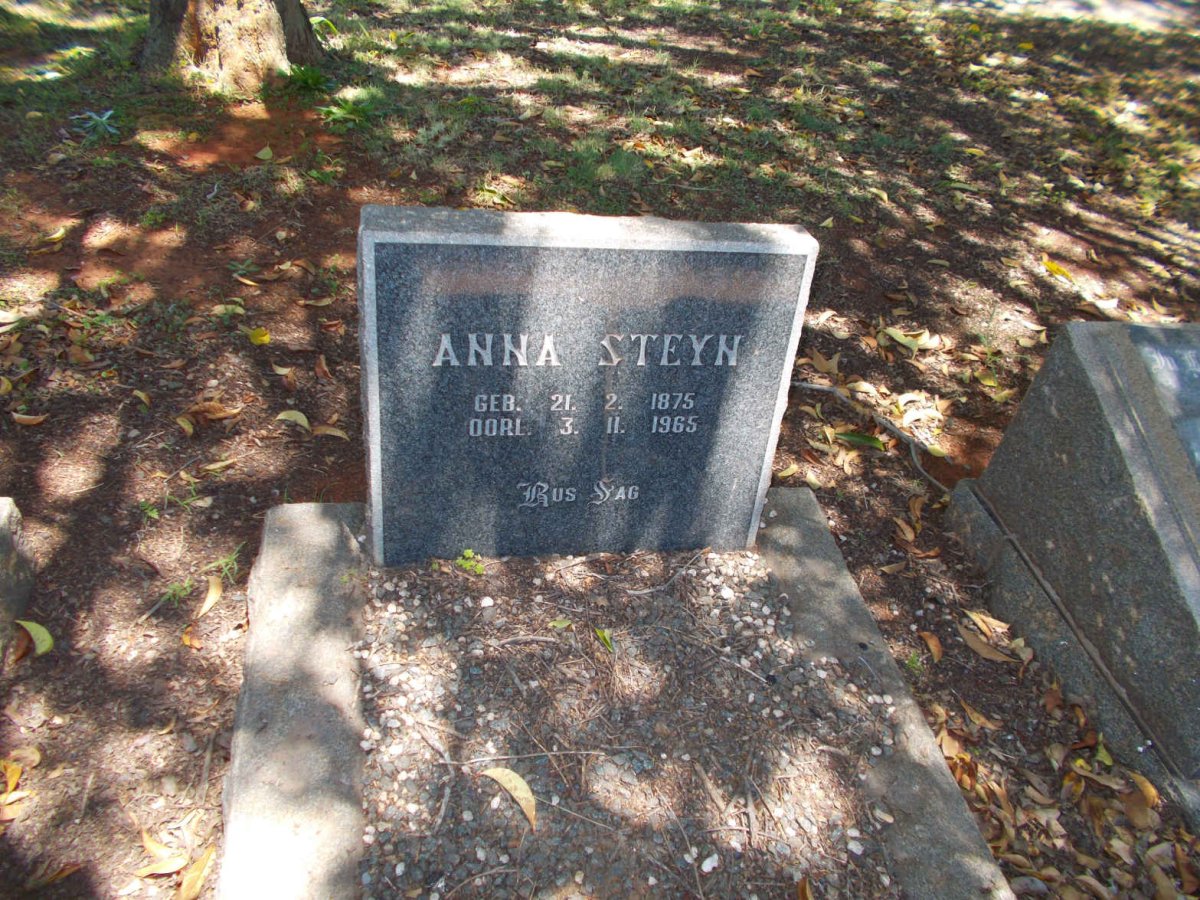 STEYN Anna 1875-1965