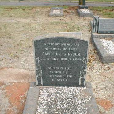 STRYDOM David J.J. 1926-1969