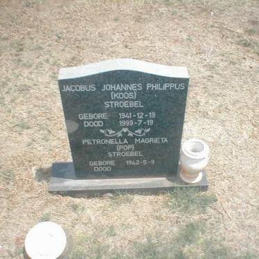 STROEBEL Jacobus Johannes Philippus 1941-1999 &amp; Petronella Magrieta 1942-