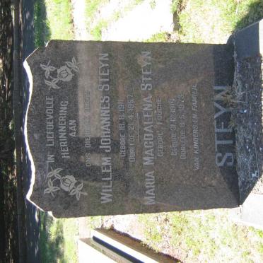 STEYN Willem Johannes 1911-1957 &amp; Maria Magdalena FOUCHE 1916-1973