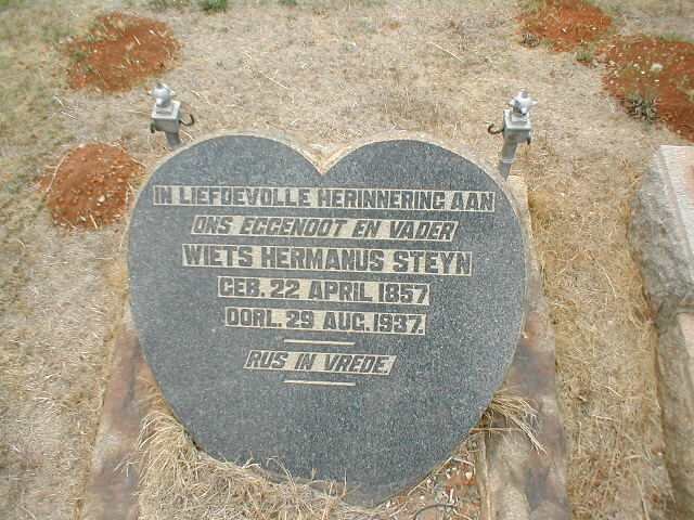 STEYN Wiets Hermanus 1857-1937