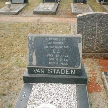 STADEN Bill, van 1925-1963