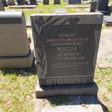 STRAUSS Jannie 1887-1960