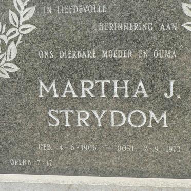 STRYDOM Martha J. 1906-1973
