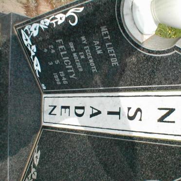 STADEN Felicity, van 1946-1990