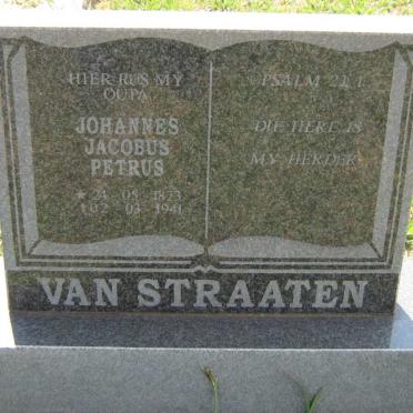 STRAATEN Johannes Jacobus Petrus, van 1873-1941