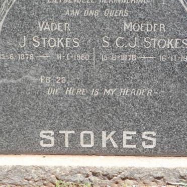 STOKES J. 1878-1960 &amp; S.C.J. 1878-1959