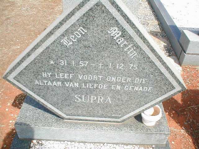 SUPRA Deon Martin 1957-1975