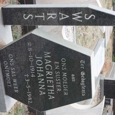 SWARTS Magrietha Johanna 1914-1982