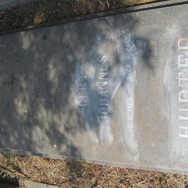 HURTER Gert Johannes 1927-2002