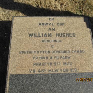 HUGHES William -1922
