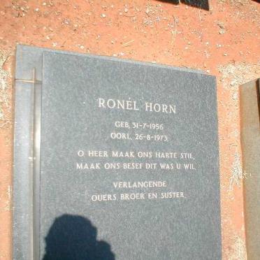 HORN Ronél 1956-1973