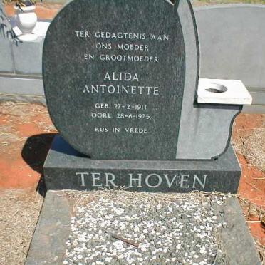 HOVEN Alida Antoinette, ter 1911-1975