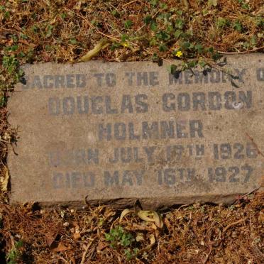 HOLMNER Douglas Gordon 1926-1927