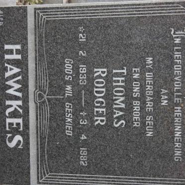 HAWKES Thomas Rodger 1933-1982