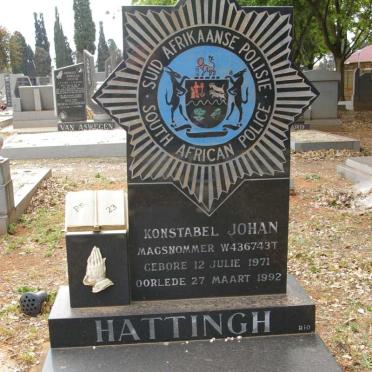 HATTINGH Johan 1971-1992
