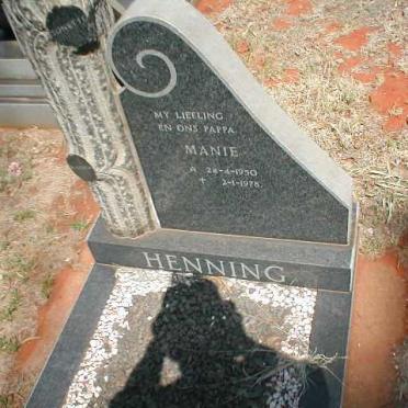 HENNING Manie 1950-1978