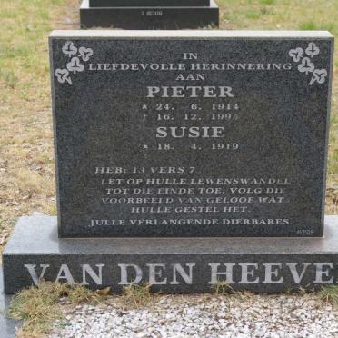 HEEVER Pieter, van den 1914-1995 &amp; Susie 1919-