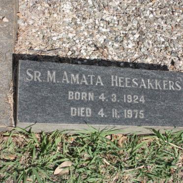 HEESAKKERS M. Amata 1924-1975