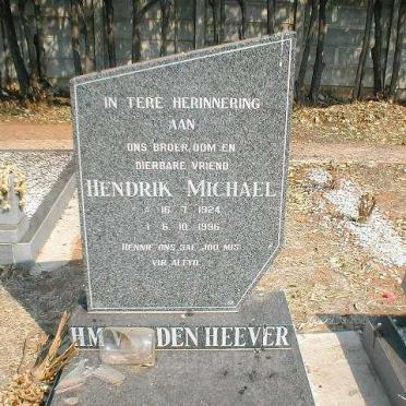HEEVER Hendrik Michael, van den 1924-1996