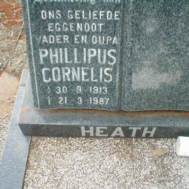 HEATH Phillipus Cornelis 1913-1987
