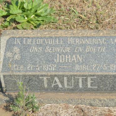 TAUTE Johan 1952-1952